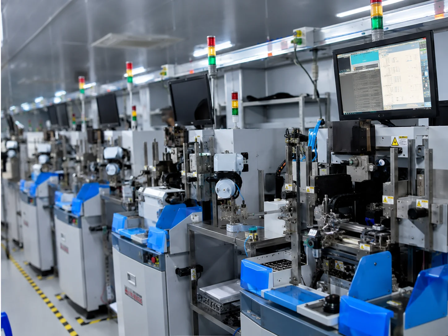 LED packaging production area