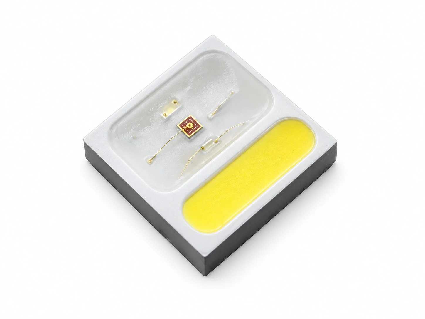3030 RGBW SMD LED device with four emitters