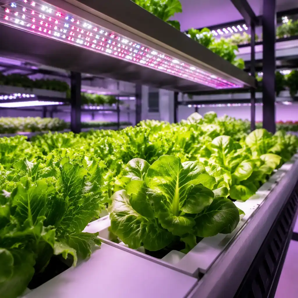 White, blue, red and deep-red LED components for horticulture lighting